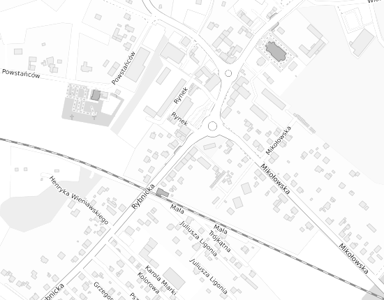 Mapa z adresem organizacji