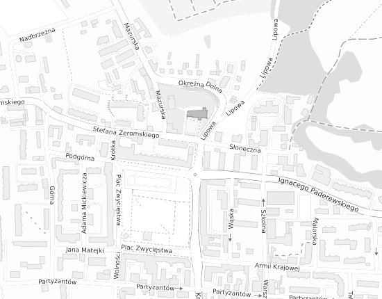Mapa z adresem organizacji