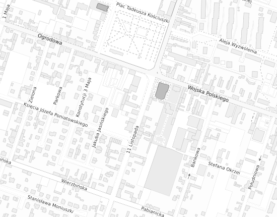 Mapa z adresem organizacji