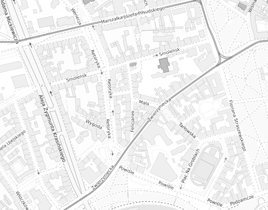 Mapa z adresem organizacji