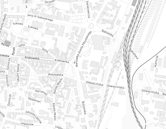 Mapa z adresem organizacji