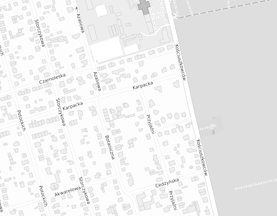 Mapa z adresem organizacji