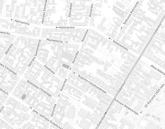 Mapa z adresem organizacji