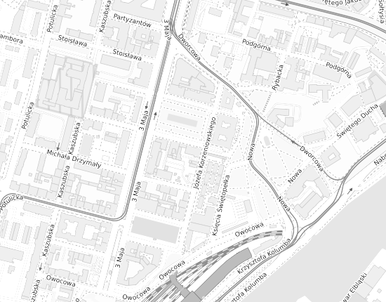 Mapa z adresem organizacji