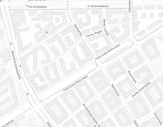 Mapa z adresem organizacji