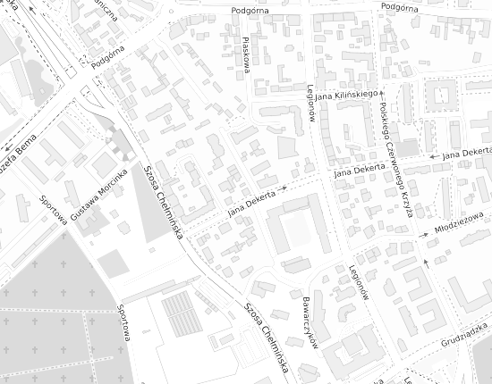 Mapa z adresem organizacji