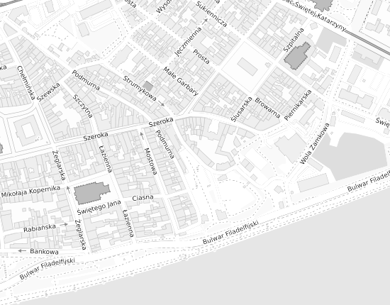 Mapa z adresem organizacji