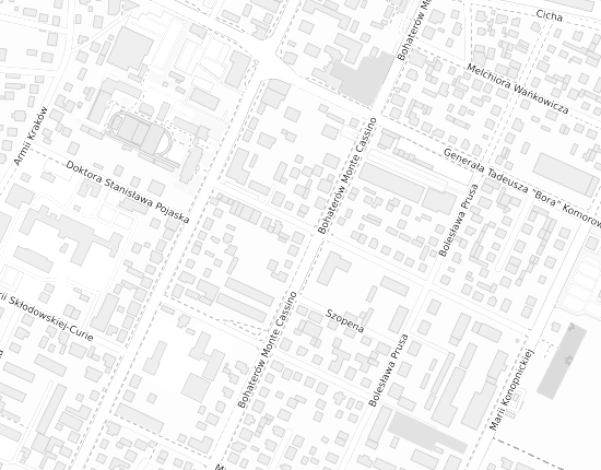 Mapa z adresem organizacji