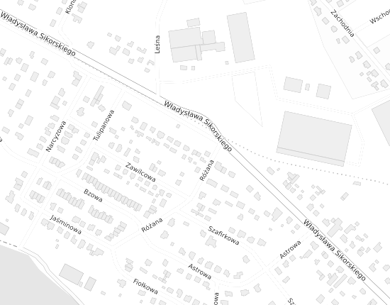 Mapa z adresem organizacji