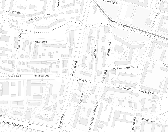Mapa z adresem organizacji