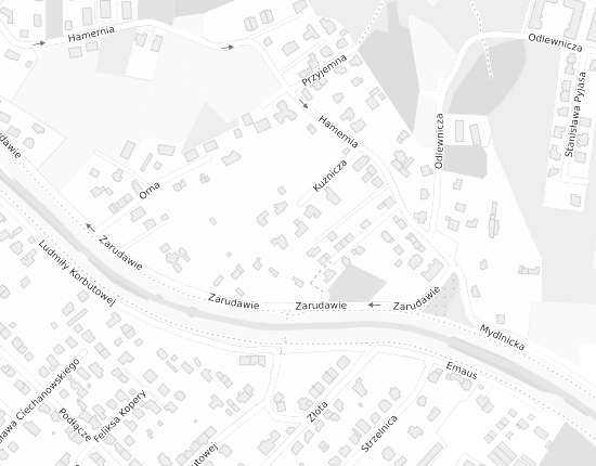 Mapa z adresem organizacji