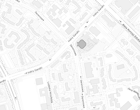 Mapa z adresem organizacji
