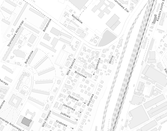 Mapa z adresem organizacji