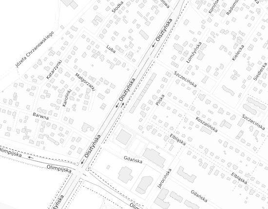 Mapa z adresem organizacji