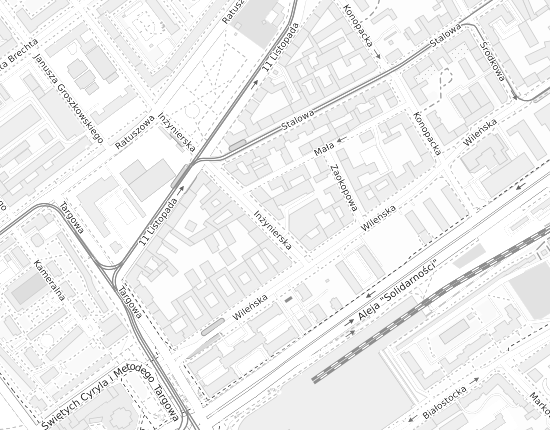 Mapa z adresem organizacji