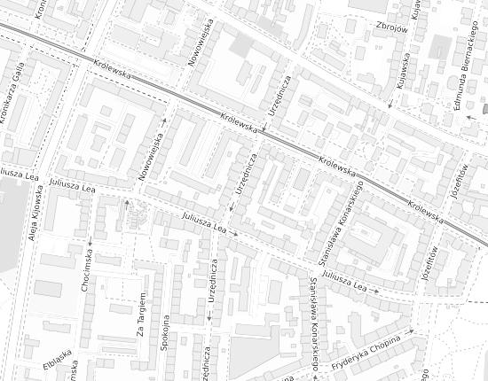 Mapa z adresem organizacji