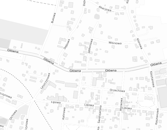 Mapa z adresem organizacji