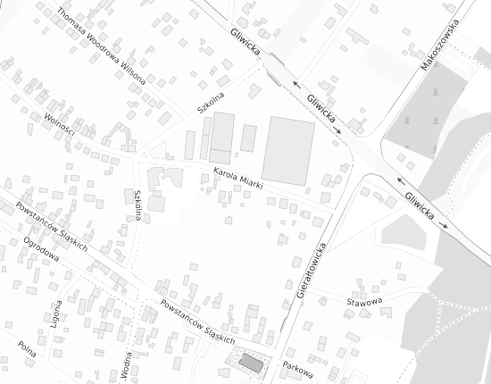 Mapa z adresem organizacji