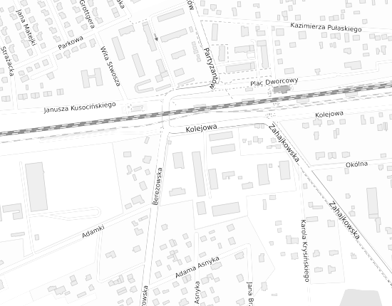 Mapa z adresem organizacji