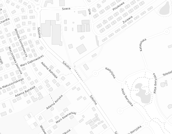 Mapa z adresem organizacji