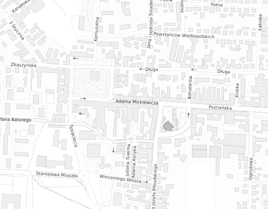 Mapa z adresem organizacji