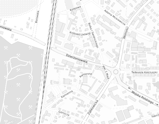 Mapa z adresem organizacji