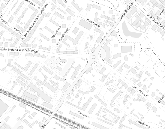 Mapa z adresem organizacji