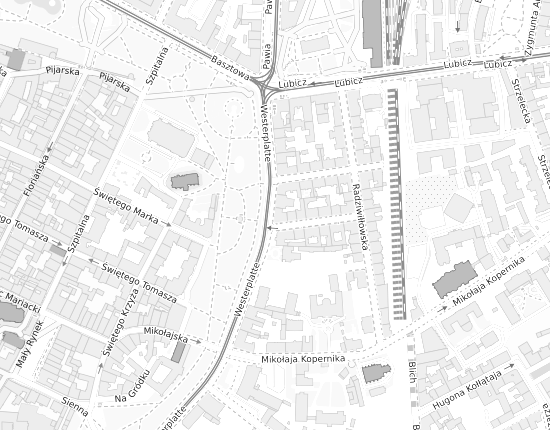 Mapa z adresem organizacji