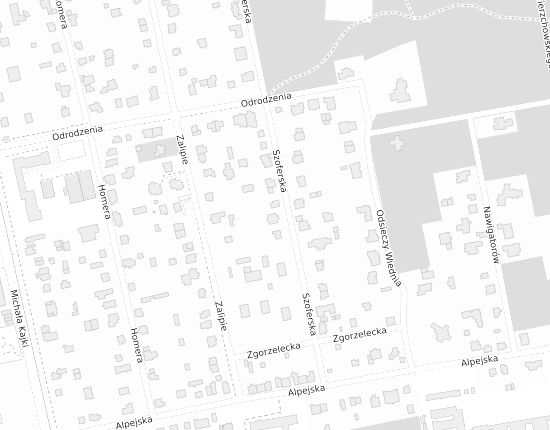 Mapa z adresem organizacji