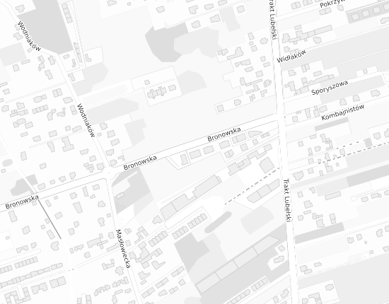 Mapa z adresem organizacji