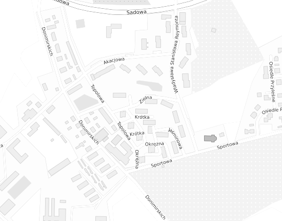 Mapa z adresem organizacji