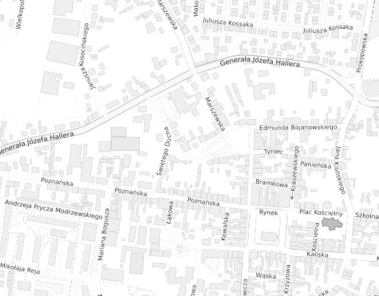 Mapa z adresem organizacji
