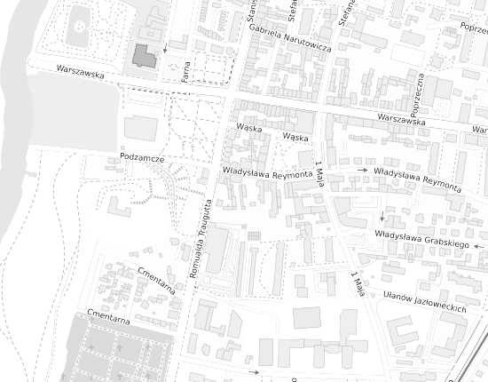 Mapa z adresem organizacji