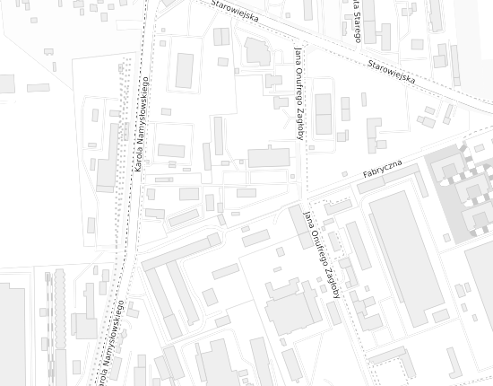 Mapa z adresem organizacji