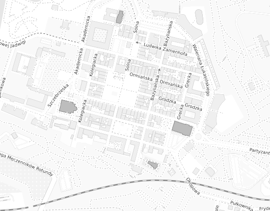 Mapa z adresem organizacji