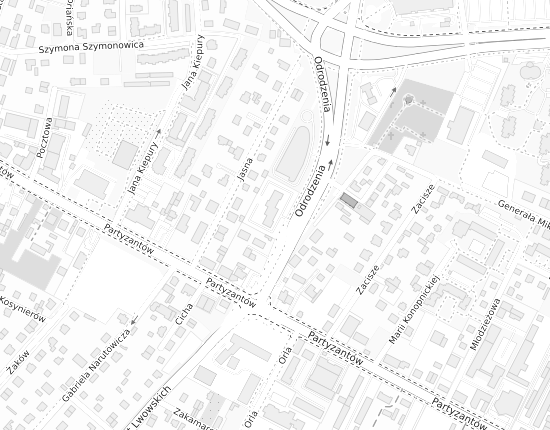 Mapa z adresem organizacji