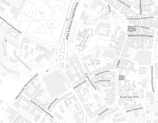 Mapa z adresem organizacji