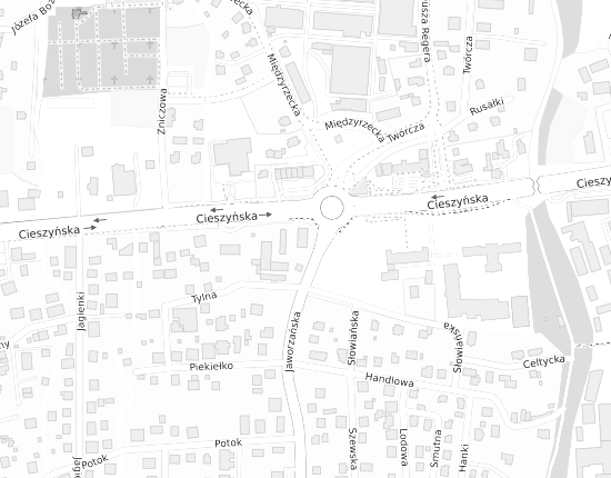 Mapa z adresem organizacji