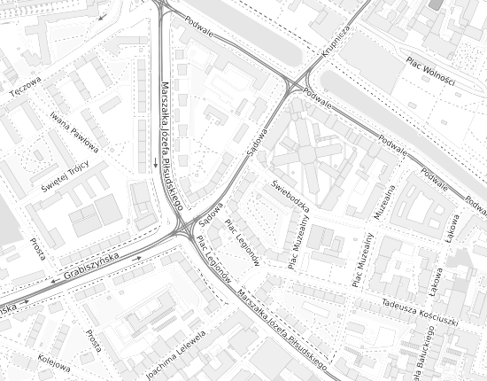 Mapa z adresem organizacji