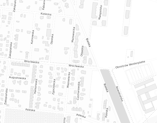 Mapa z adresem organizacji