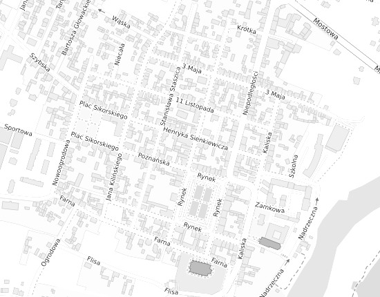 Mapa z adresem organizacji