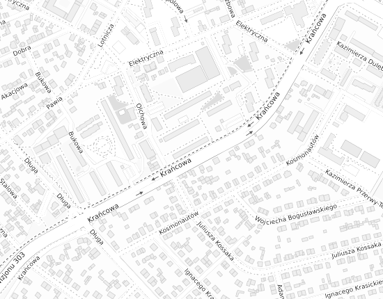 Mapa z adresem organizacji
