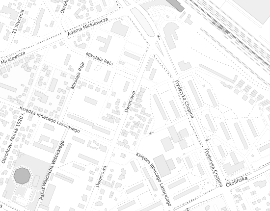 Mapa z adresem organizacji