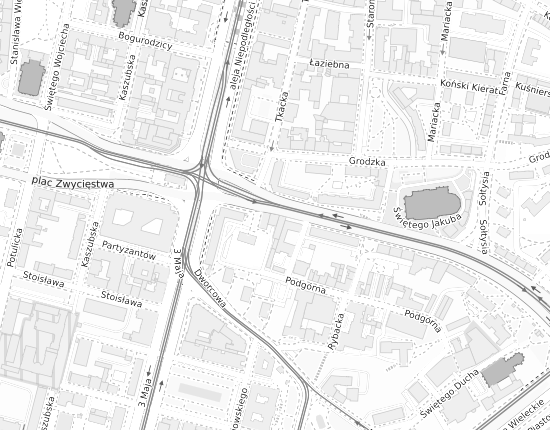 Mapa z adresem organizacji
