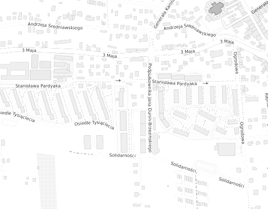 Mapa z adresem organizacji