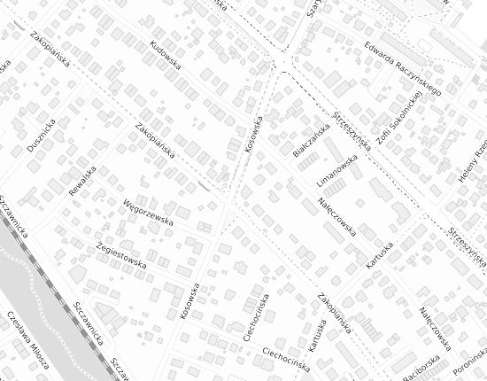 Mapa z adresem organizacji