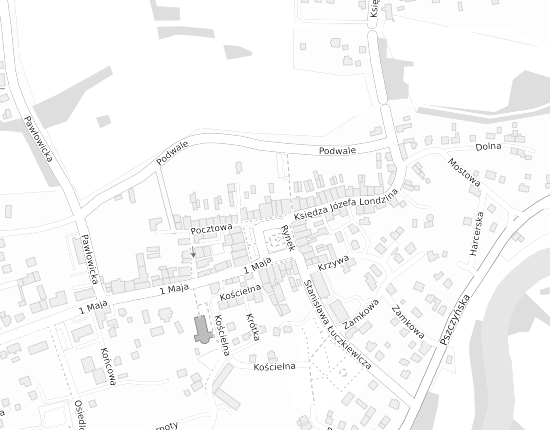 Mapa z adresem organizacji