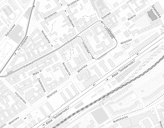 Mapa z adresem organizacji