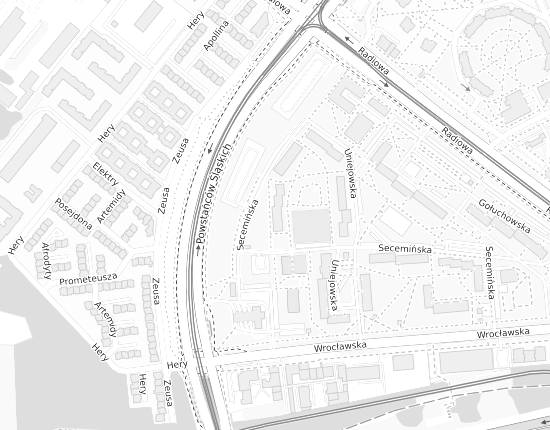 Mapa z adresem organizacji