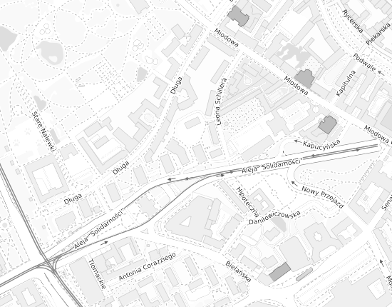 Mapa z adresem organizacji